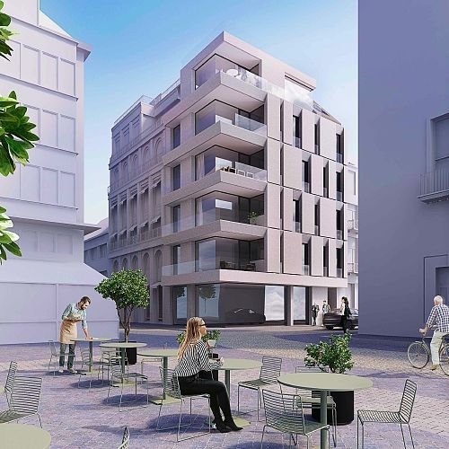 Residentie Savoye - exclusief nieuwbouwproject in Hoek Wapenplein, Oostende