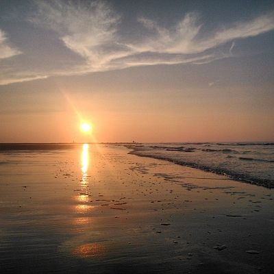 Arte Vista - zonsondergang aan de Belgische Kust